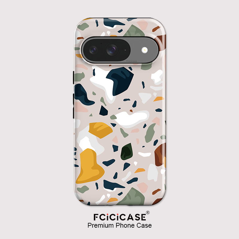 Google Pixel 8A - เคสโทรศัพท์ลายเพ้นท์หรู Fcicicase สำหรับ Google Pixel 10A