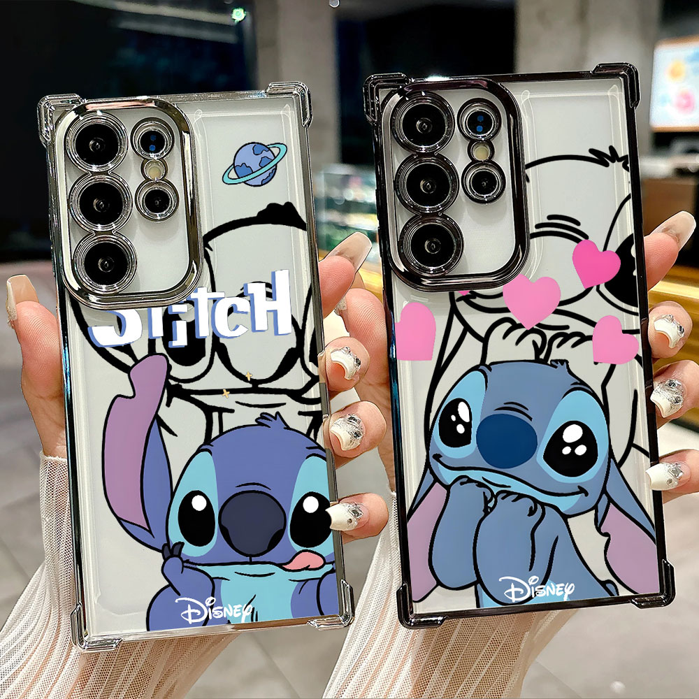 Samsung Galaxy S24 - เคสซิลิโคนลายเส้น Stitch สำหรับ Samsung Galaxy S26