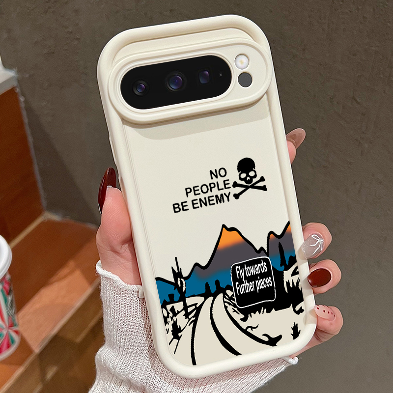 Google Pixel 8A - เคสโทรศัพท์ลายถนนภูเขาสำหรับกูเกิลพิกเซล 10 9 8 7 โปรพิกเซล