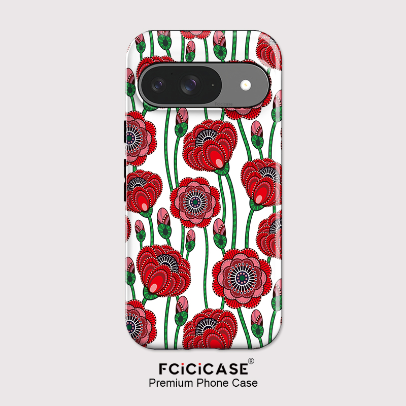 Google Pixel 8A - เคสโทรศัพท์อะคริลิคแบบด้าน Fcicicase สำหรับ Google Pixel 9
