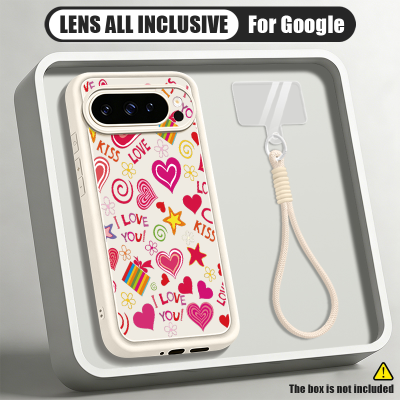 เคสโทรศัพท์ลายหัวใจสำหรับ Goog - Google Pixel 8A บทวิจารณ์และราคา