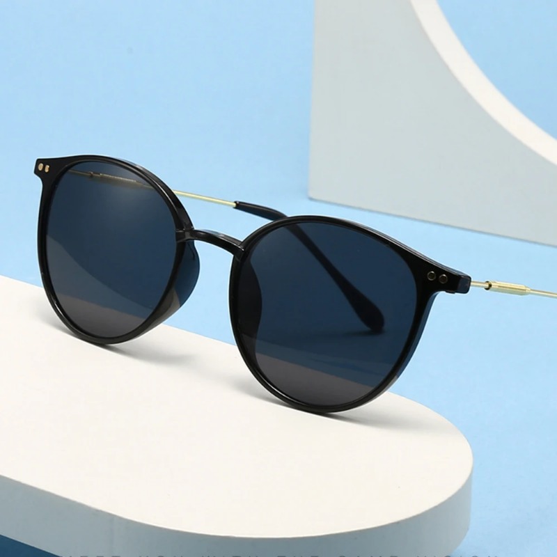 ใหม่รอบวินเทจแว่นตากันแดดผู้หญ - Luxury Zone บทวิจารณ์และราคา