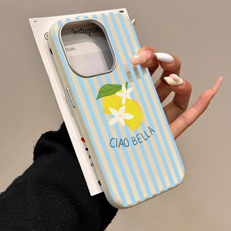 เคสลายทางเลมอนสไตล์เรโทร เหมาะ - Samsung Galaxy S24 บทวิจารณ์และราคา