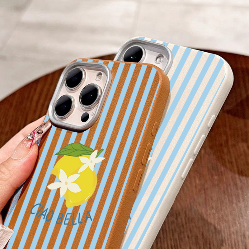 เคสลายทางเลมอนสไตล์เรโทร เหมาะ - Samsung Galaxy S24 บทวิจารณ์และราคา