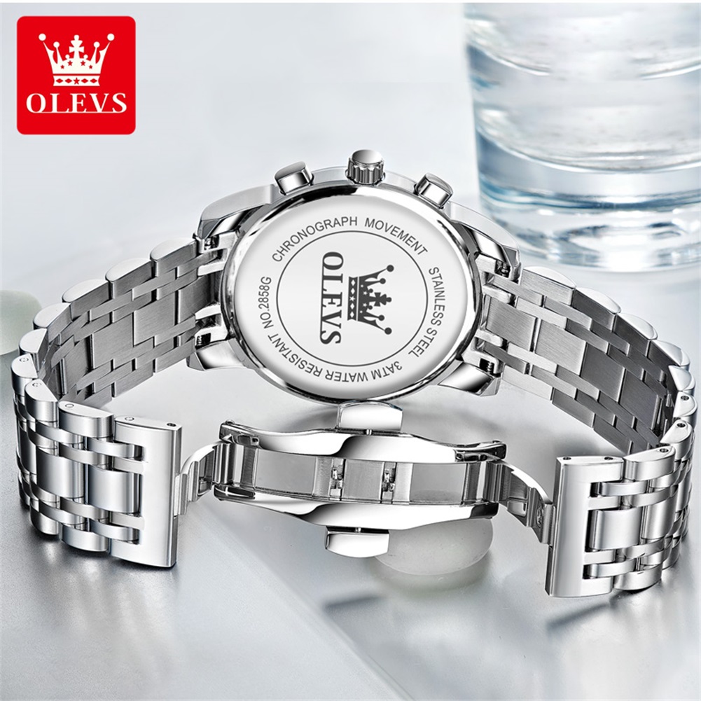 OLEVS นาฬิกาผู้ชายยอดนิยมสแตนเ - Luxury Zone บทวิจารณ์และราคา
